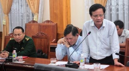 Ông Nguyễn Chí Công - Phó chủ tịch UBND huyện Hoài Nhơn: "Hứa tuyệt vời nhưng thực tế chậm trễ". Ảnh: D.T