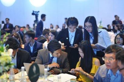 Hàng trăm khách hàng tham dự lễ giới thiệu dự án The Coastal Hill mới đây tại Hồ Chí Minh.