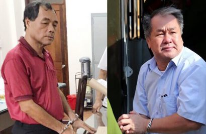 Bị can Trầm Bê (trái) và Phạm Công Danh. (Ảnh: CAND)