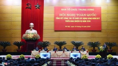  Hội nghị toàn quốc về công tác xây dựng Đảng. Ảnh: Hoàng Hà.