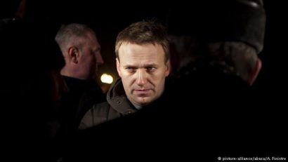 Trong năm 2017, ông Alexei Navalny đã bị bắt giam 3 lần và bị cáo buộc vi phạm luật pháp về tổ chức biểu tình. Ảnh: DW