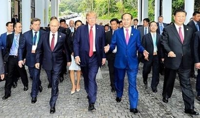  Chủ tịch nước Trần Đại Quang cùng các nhà lãnh đạo dự APEC 2017.