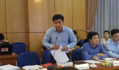  Ông Nguyễn Hồng Hải, Phó Vụ trưởng Vụ pháp luật Dân sự - Kinh tế, nêu những rủi ro của đồng tiền ảo Bitcoin- Ảnh: Minh Chiến