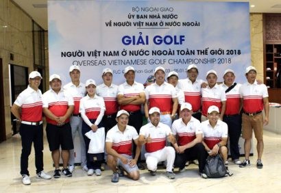 150 golf thủ kiều bào trở về từ 17 quốc gia và vùng lãnh thổ trên thế giới tham gia Giải golf Người Việt Nam ở nước ngoài toàn thế giới tại FLC Quy Nhon Golf Links