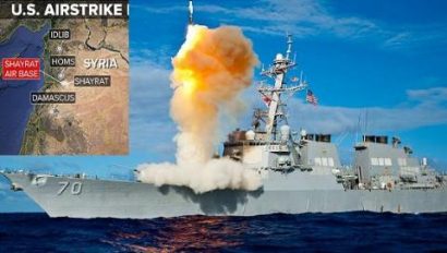 Mỹ đã phóng tổng cộng 59 tên lửa Tomahawk vào sân bay Shaayrat của Syria