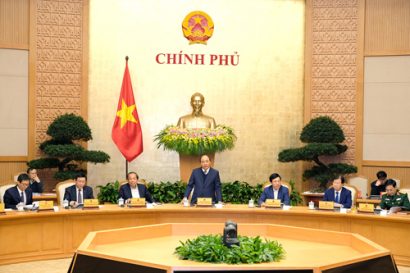 Thủ tướng chủ trì phiên họp Chính phủ thường kỳ tháng 12/2017 (nguồn ảnh: hanoimoi.com.vn)