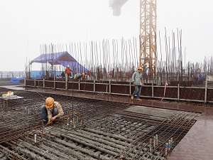 Các khâu hoàn thiện cuối cùng đang được ráo riết thực hiện ngày đêm để đón gia chủ các căn hộ về an cư trong quý III/2018.