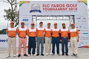 Các golfer hào hứng săn HIO tại Faros Golf Tournament 2018