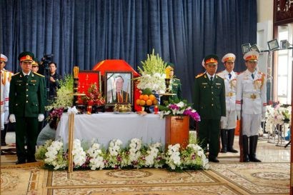  Lễ viếng tại gia đình nguyên Thủ tướng Phan Văn Khải tổ chức ngày 17-3 ở quê nhà huyện Củ Chi, TP HCM - Ảnh: Gia Minh/NLĐ