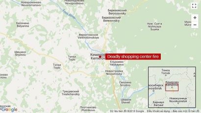 Kemerovo là khu vực sản xuất than lớn ở Nga, cách thủ đô khoảng 3600km
