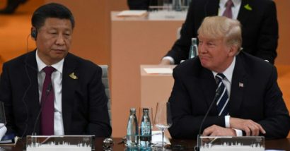 Chủ tịch Trung Quốc Tập Cận Bình (trái) và Tổng thống Mỹ Donald Trump - Ảnh: Getty.