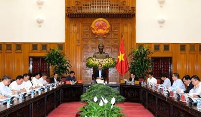 Thủ tướng Nguyễn Xuân Phúc chủ trì buổi làm việc