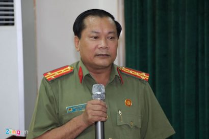 Đại tá Nguyễn Văn Thuận, Phó giám đốc Công an TP Cần Thơ. Ảnh: Minh Anh.