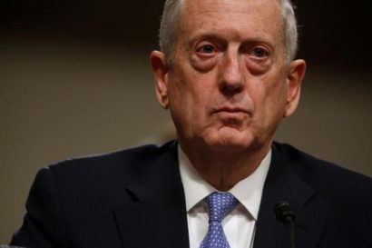 Bộ trưởng Quốc phòng Mỹ James Mattis. Ảnh: Reuters