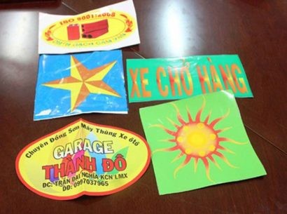  Logo xe "vua" bị công an thu giữ. Ảnh: Công an cung cấp.