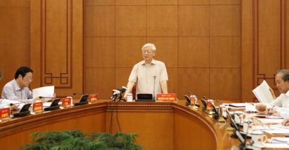 Tổng Bí thư Nguyễn Phú Trọng chủ trì phiên họp.