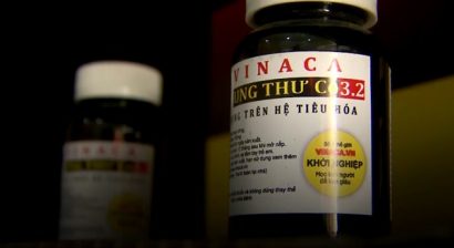  Sản phẩm "Vinaca ung thư CO3.2" được đóng hộp thành phẩm.