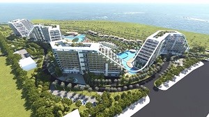 Mô hình độc đáo hình chuỗi ADN của The Coastal Hill, khách sạn xanh của Tập đoàn FLC