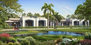 Bungalow hướng biển với cảnh quan xanh mát