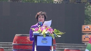 Hơn 2.150 NCT tham gia đồng diễn dưới lòng đường Hồ Hoàn Kiếm