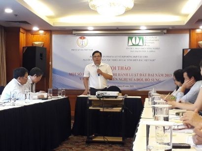 Đ/c Chu Hồng Sơn, phát biểu tại hội thảo