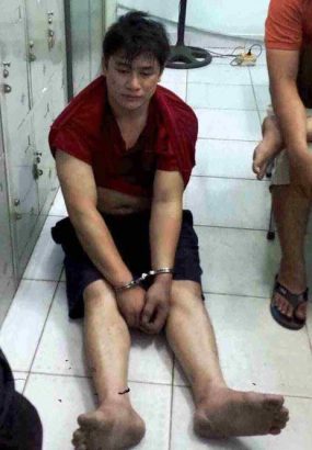 Tài "mụn" tại cơ quan công an. Ảnh: Người lao động