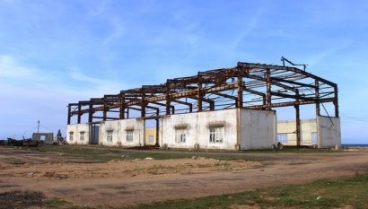  Một phần hiện trạng xưởng đóng tàu Công ty Cổ phần Vinashin ở Phú Yên