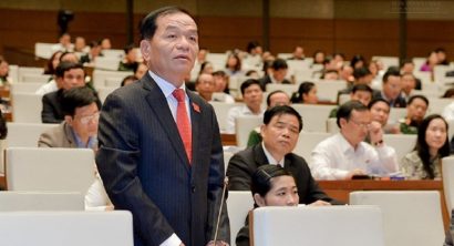  ĐBQH Lê Thanh Vân phát biểu tại Quốc hội.