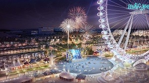 Quảng trường trung tâm tại FLC Lux City Quy Nhơn