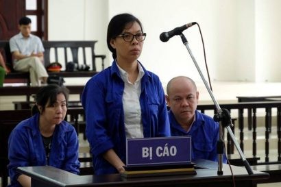  Bị cáo Thái Kiều Hương tại phiên tòa phúc thẩm.