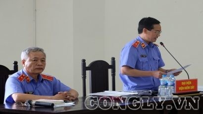  Đại diện VKS tại phiên tòa sáng nay