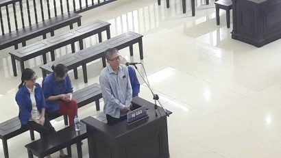  Bị cáo Đinh Mạnh Thắng tại tòa.