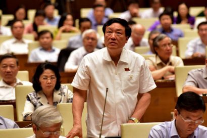  Chánh án TANDTC Nguyễn Hòa Bình phát biểu làm rõ thêm tại phiên chất vấn Quốc hội