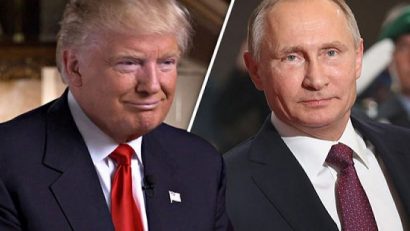  Tổng thống Nga Vladimir Putin và người đồng cấp Mỹ Donald Trump