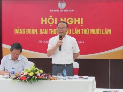 Đ/c Nguyễn Văn Quyền phát biểu khai mạc hội nghị