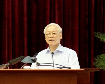  Tổng Bí thư Nguyễn Phú Trọng phát biểu chỉ đạo Hội nghị. Ảnh: VGP/Nguyễn Hoàng.
