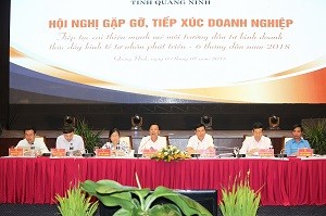 Tham dự Hội nghị có lãnh đạo Tỉnh ủy tỉnh Quảng Ninh, HĐND, UBND, cùng đại diện các ban, ngành Trung ương, doanh nghiệp đang đầu tư, hoạt động trên địa bàn tỉnh Quảng Ninh.