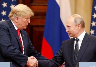  Tổng thống Mỹ Donald Trump và Tổng thống Nga Vladimir Putin. - Ảnh: Reuters