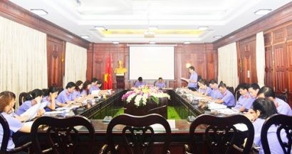  Toàn cảnh Hội nghị sơ kết công tác 6 tháng đầu năm 2018 của Vụ 5