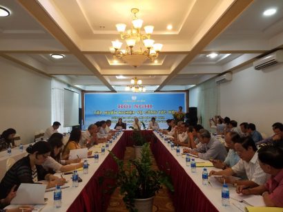 Quang cảnh Hội nghị tập huấn tại hội trường Khách sạn Tre Xanh, TP. Pleilu (Gia Lai) diễn ra từ ngày 26/7 – 27/7/2018