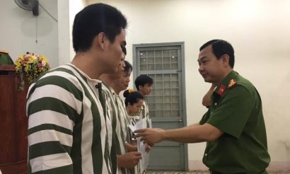  Trao quyết định đặc xá cho phạm nhân tại trại giam Chí Hòa, TP.HCM