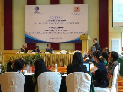  Hội thảo: “Liêm chính tư pháp – Các tiêu chuẩn quốc tế và pháp luật của Việt Nam”