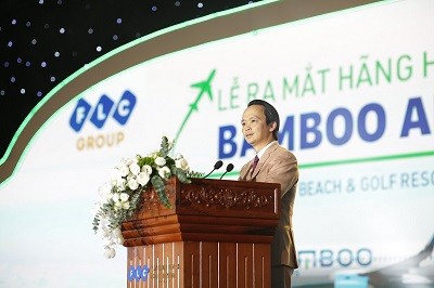 Ông Trịnh Văn Quyết, Chủ tịch Tập đoàn FLC, phát biểu