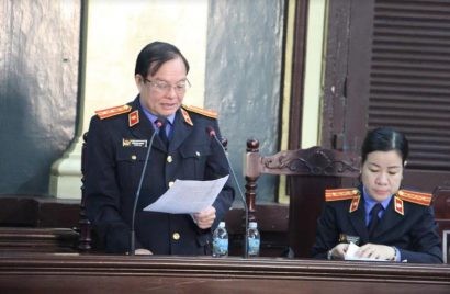 Đại diện VKS tại phiên tòa