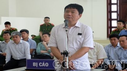  Đinh La Thăng tại phiên tòa phúc thẩm (tháng 6/2018)