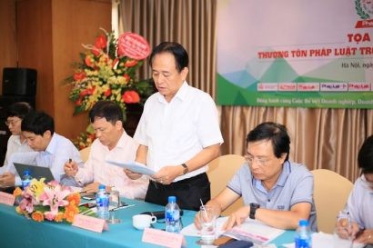  Phó Tổng biên tập Thường trực Đặng Ngọc Luyến phát biểu khai mạc Tọa đàm.