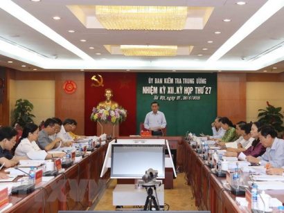  Kỳ họp thứ 27 của Ủy ban Kiểm tra Trung ương