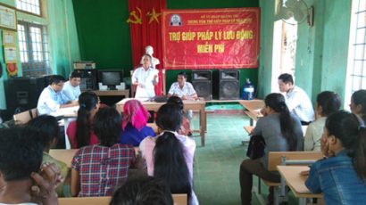  Một buổi trợ giúp pháp lý lưu động (Ảnh minh họa)