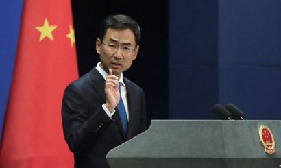 Phát ngôn viên Bộ Ngoại giao Trung Quốc – ông Cảnh Sảng cho rằng dự Luật có những đề xuất nhằm vào Trung Quốc 