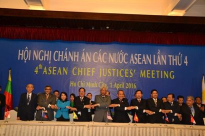 Các đại biểu tham dự Hội nghị Chánh án các nước Asean lần thứ 4 được tổ chức tại  Việt Nam 
